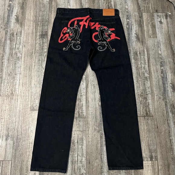 Ed Hardy Panther Jeans - Picture 1 of 6